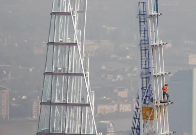 Shard Spire construction